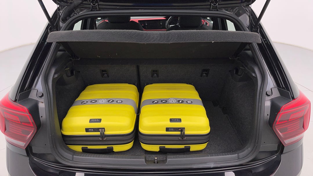 Boot Inside View with Luggage