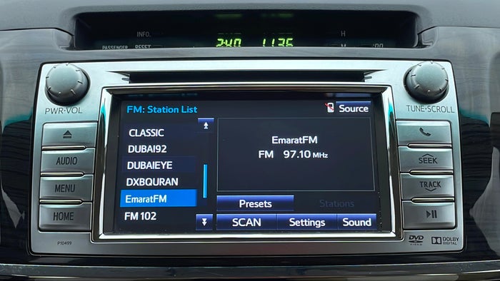 TOYOTA FORTUNER-Infotainment System