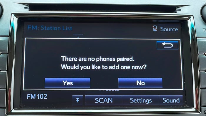 TOYOTA FORTUNER-Bluetooth Player
