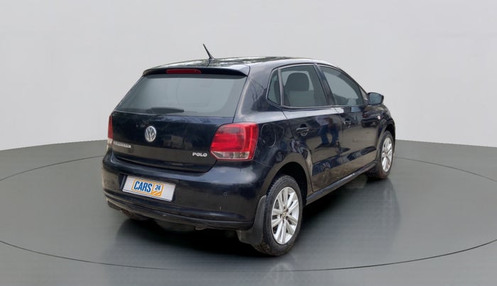 2012 Volkswagen Polo HIGHLINE1.2L, Petrol, Manual, 92,880 km, Right Back Diagonal