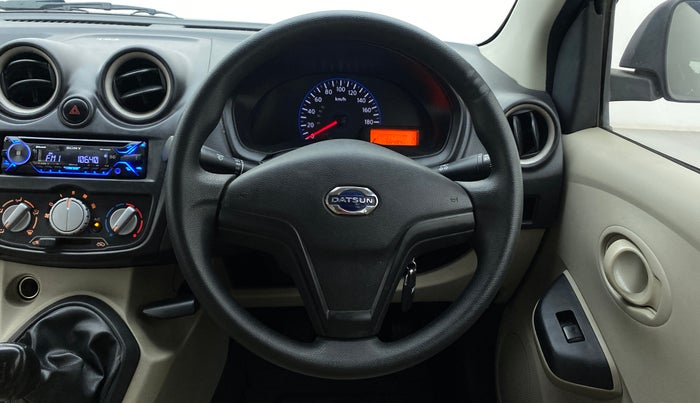 2017 Datsun Go Plus T, Petrol, Manual, 56,483 km, Steering Wheel Close Up