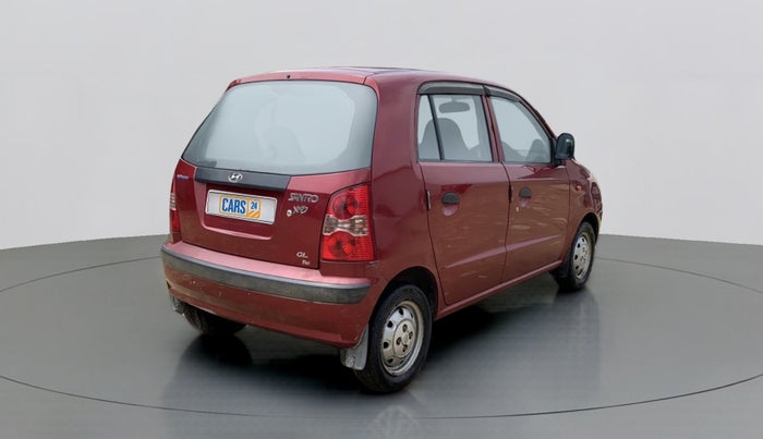 2011 Hyundai Santro Xing GL PLUS, Petrol, Manual, 81,955 km, Right Back Diagonal