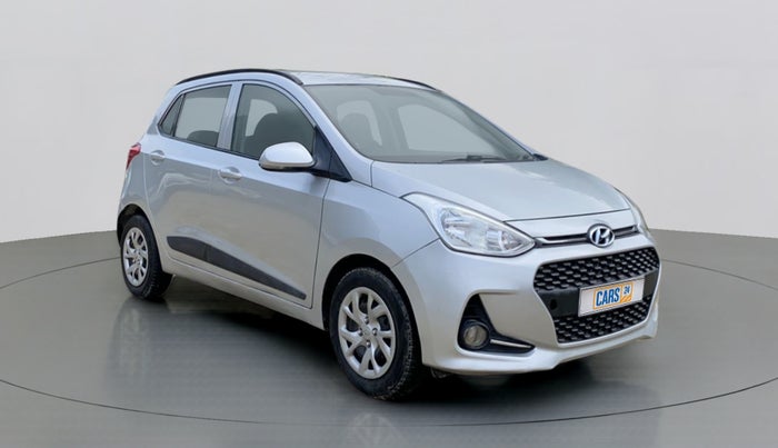2018 Hyundai Grand i10 SPORTZ 1.2 KAPPA VTVT, Petrol, Manual, 73,914 km, Right Front Diagonal