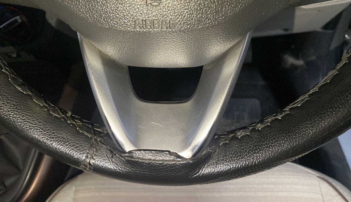 2021 Hyundai AURA SX 1.2, Petrol, Manual, 14,864 km, Steering wheel - Steering cover is minor torn