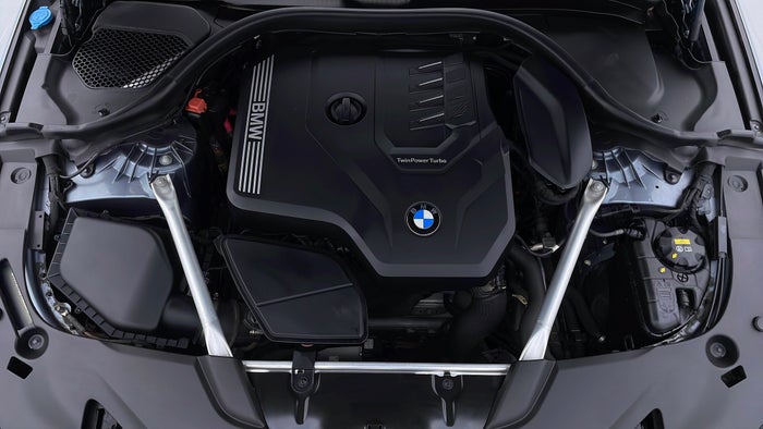 BMW 520I-Engine Bonet View