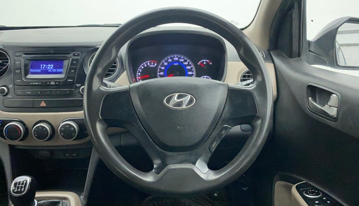 2014 Hyundai Grand i10 SPORTZ 1.2 KAPPA VTVT, Petrol, Manual, 77,919 km, Steering Wheel Close Up