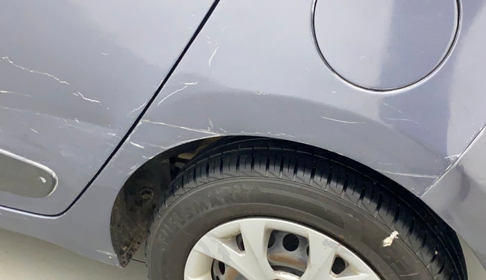 2014 Hyundai Grand i10 SPORTZ 1.2 KAPPA VTVT, Petrol, Manual, 77,919 km, Left quarter panel - Slightly dented