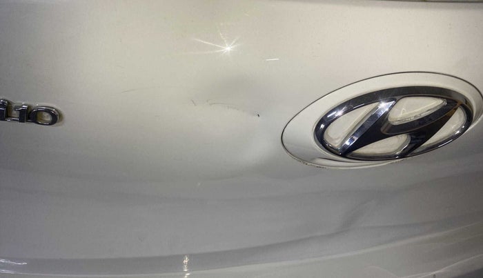 2016 Hyundai Grand i10 ASTA AT 1.2 KAPPA VTVT, Petrol, Automatic, 72,842 km, Dicky (Boot door) - Slightly dented