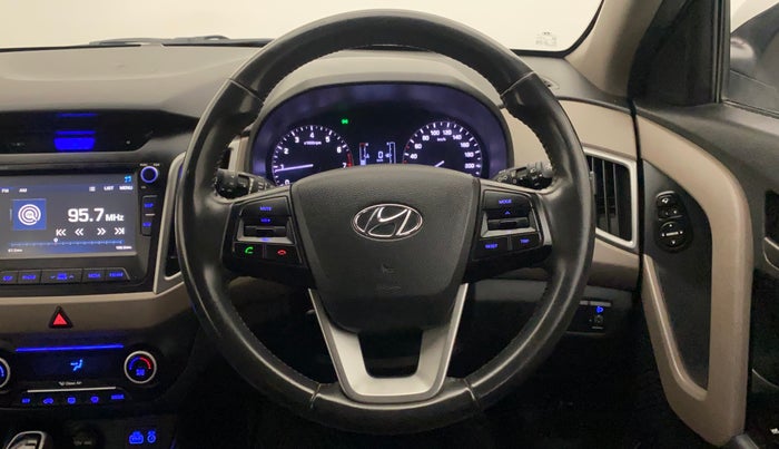 2017 Hyundai Creta SX PLUS AT 1.6 PETROL, Petrol, Automatic, 68,408 km, Steering Wheel Close Up
