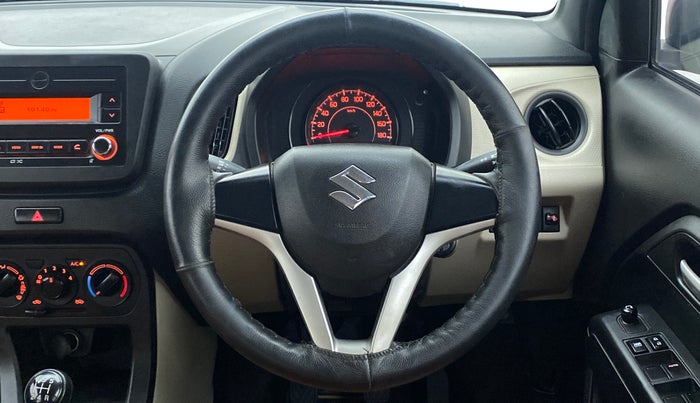 2019 Maruti New Wagon-R VXI 1.0, Petrol, Manual, 33,412 km, Steering Wheel Close Up