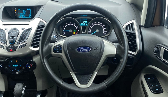 2016 Ford Ecosport TITANIUM 1.5L PETROL AT, Petrol, Automatic, 62,510 km, Steering Wheel Close Up