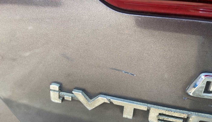 2019 Honda Amaze 1.2L I-VTEC V CVT, Petrol, Automatic, 28,979 km, Dicky (Boot door) - Minor scratches
