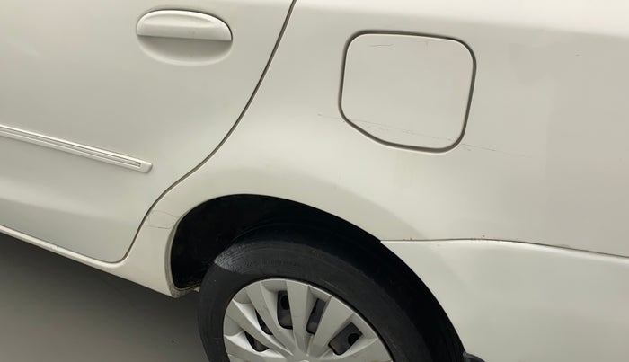 2013 Toyota Etios G, Petrol, Manual, 77,871 km, Left quarter panel - Minor scratches