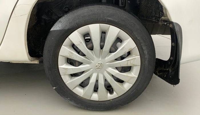 2013 Toyota Etios G, Petrol, Manual, 77,871 km, Left Rear Wheel