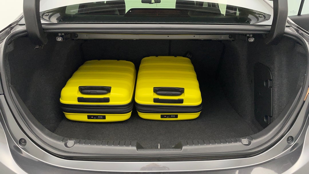 Boot Inside View with Luggage