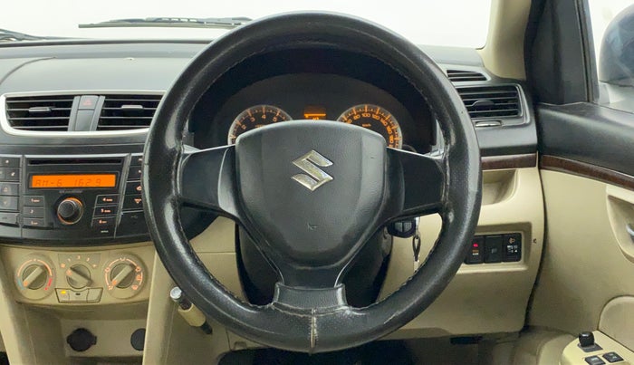 2012 Maruti Swift Dzire VXI, Petrol, Manual, 1,02,958 km, Steering Wheel Close Up