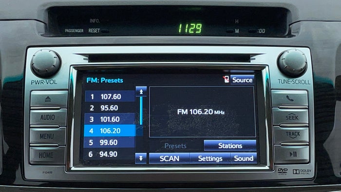 TOYOTA FORTUNER-Infotainment System