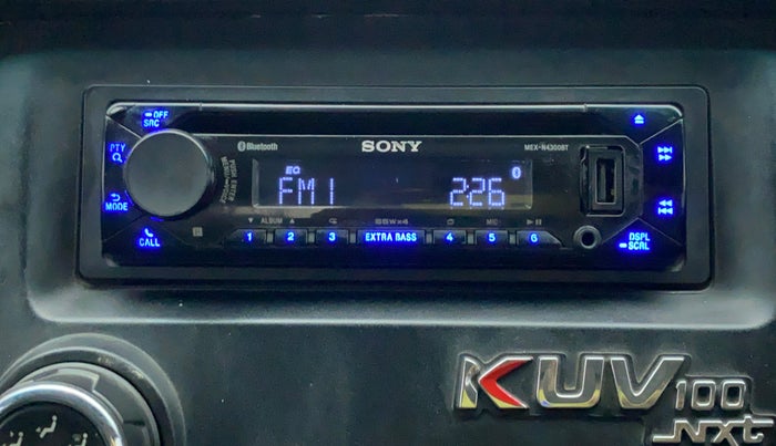 2018 Mahindra KUV 100 NXT K2 6 STR, Petrol, Manual, 51,108 km, Infotainment System