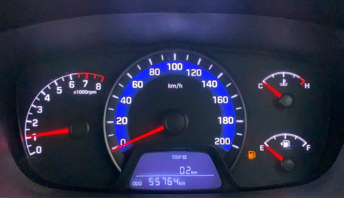 2014 Hyundai Xcent S 1.2, Petrol, Manual, 55,764 km, Odometer Image