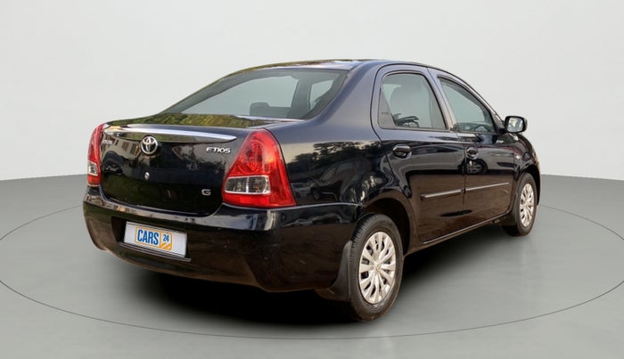 2011 Toyota Etios G, Petrol, Manual, 58,683 km, Right Back Diagonal