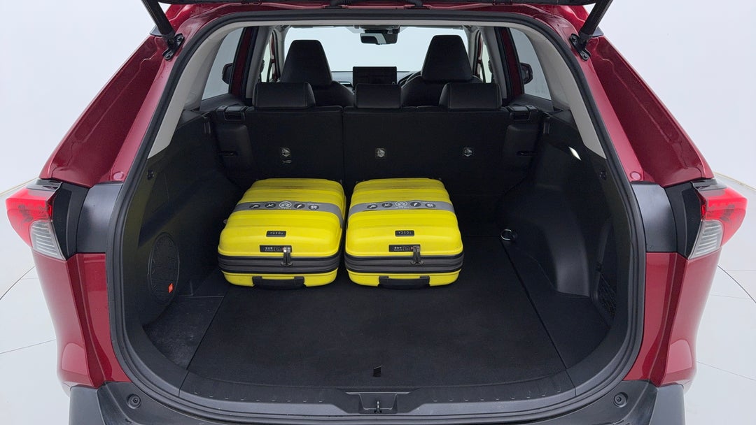 Boot Inside View with Luggage