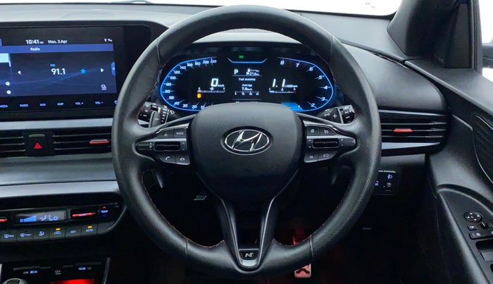 2022 Hyundai NEW I20 N LINE N8 1.0 TURBO GDI DCT DUAL TONE, Petrol, Automatic, 6,840 km, Steering Wheel Close Up