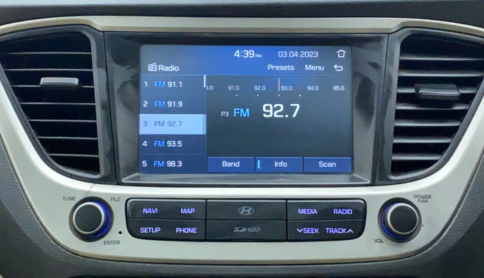 2017 Hyundai Verna 1.6 CRDI SX + AT, Diesel, Automatic, 81,948 km, Infotainment System
