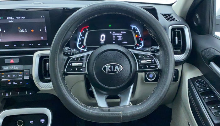 2021 KIA SONET HTX PLUS 1.5, Diesel, Manual, 51,666 km, Steering Wheel Close Up