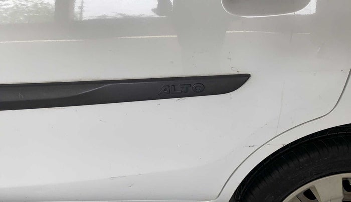 2015 Maruti Alto K10 VXI, Petrol, Manual, 72,577 km, Rear left door - Minor scratches