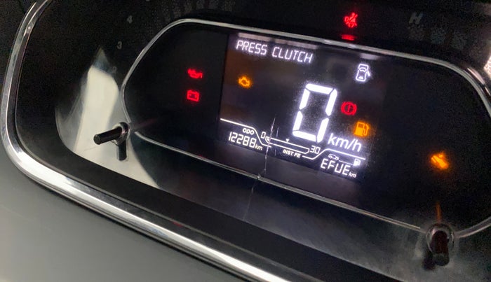 2021 Tata TIGOR XZ PETROL, Petrol, Manual, 12,288 km, Instrument cluster - Glass has scratches