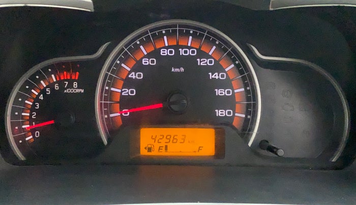 2016 Maruti Alto K10 VXI P, Petrol, Manual, 43,061 km, Odometer Image