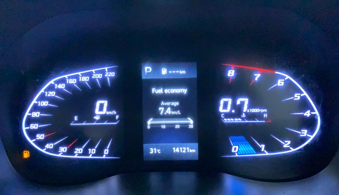 2021 Hyundai Verna SX (O) 1.5 VTVT IVT, Petrol, Automatic, 14,121 km, Odometer Image