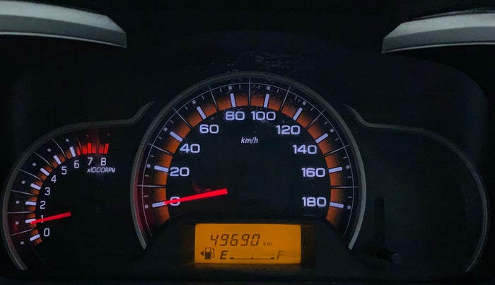 2018 Maruti Alto K10 VXI, Petrol, Manual, 49,690 km, Odometer Image