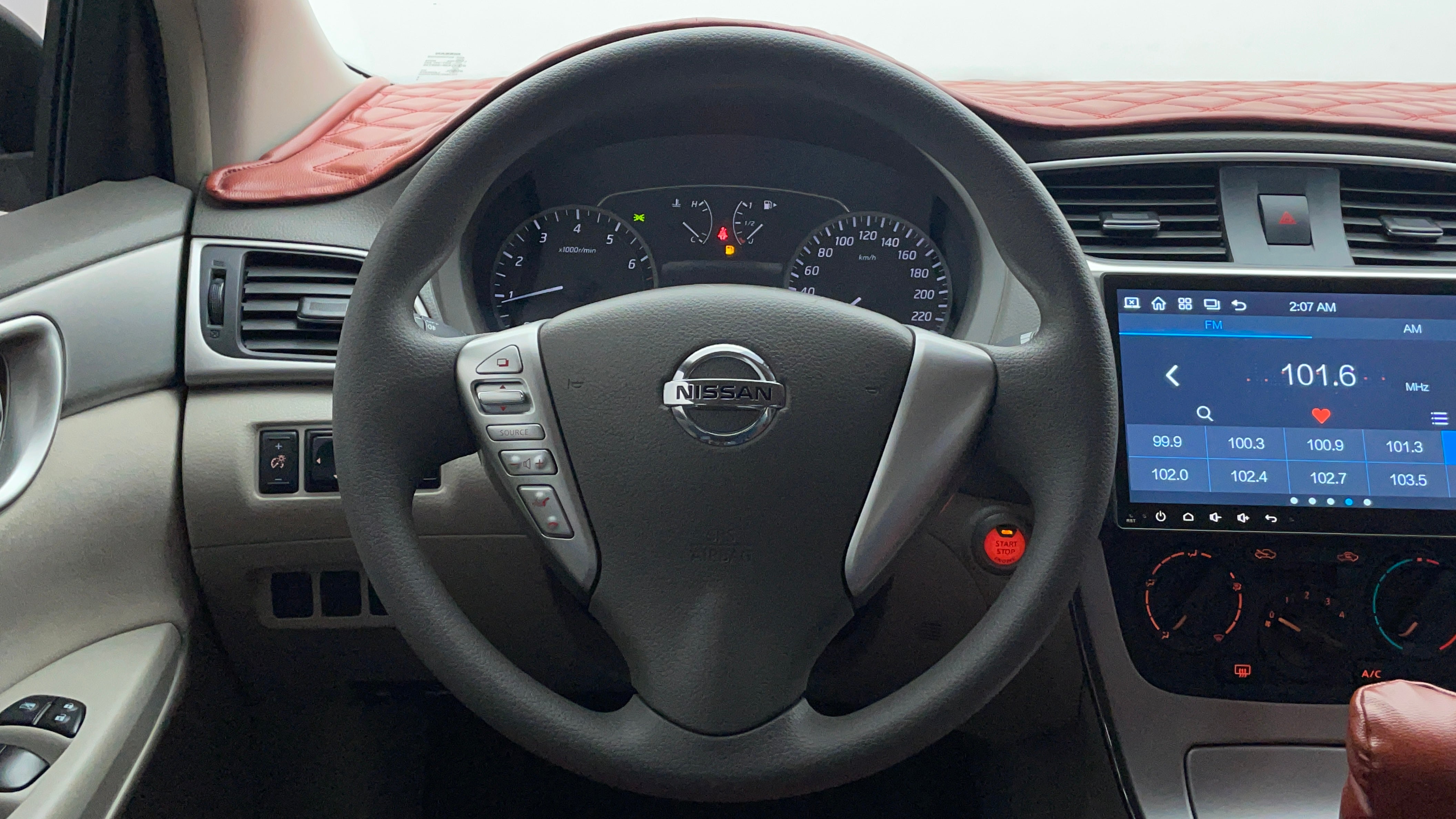 Nissan Sentra-Steering Wheel Close-up