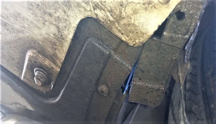 2022 Tata TIGOR XZ PLUS CNG, CNG, Manual, 49,551 km, Left fender - Lining loose