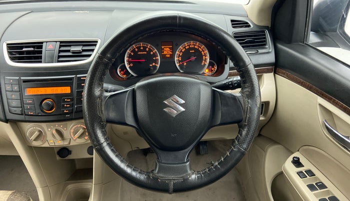 2014 Maruti Swift Dzire VXI, Petrol, Manual, 80,274 km, Steering Wheel Close Up