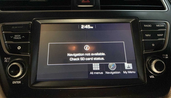 2019 Hyundai Elite i20 ASTA (O) CVT, Petrol, Automatic, 39,839 km, Infotainment system - GPS Card not working/missing