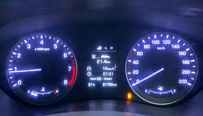 2017 Hyundai i20 Active 1.2 SX, Petrol, Manual, 61,739 km, Odometer Image