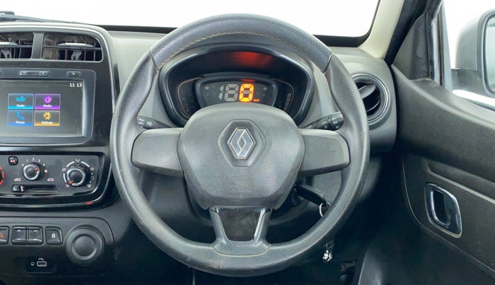 2019 Renault Kwid RXT 1.0 (O), Petrol, Manual, 37,390 km, Steering Wheel Close Up