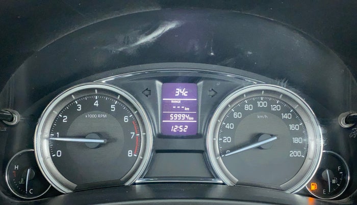 2015 Maruti Ciaz ZXI, Petrol, Manual, 59,993 km, Odometer Image