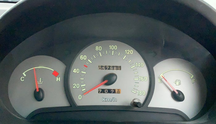 2014 Hyundai Santro Xing GL PLUS, Petrol, Manual, 57,989 km, Odometer Image