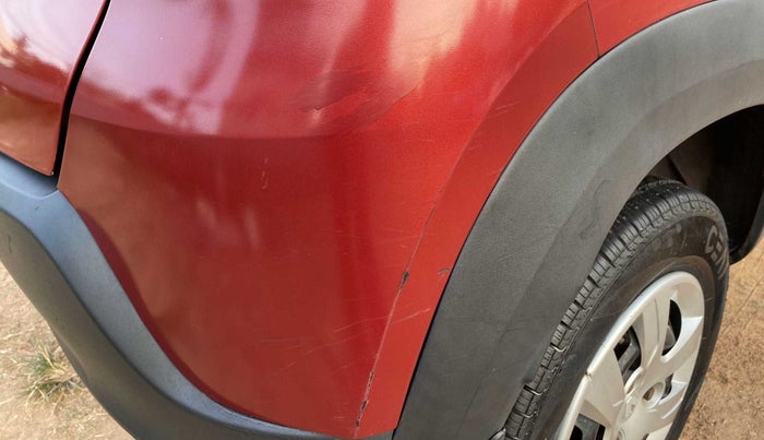 2017 Renault Kwid 1.0 RXT Opt, Petrol, Manual, 35,417 km, Rear bumper - Minor scratches