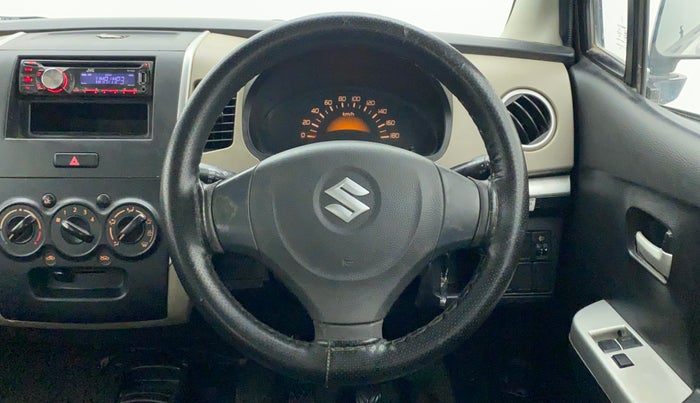 2014 Maruti Wagon R 1.0 LXI, Petrol, Manual, 78,125 km, Steering Wheel Close Up