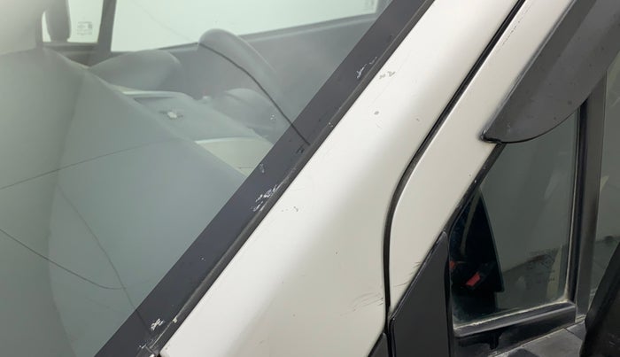 2014 Maruti Wagon R 1.0 LXI, Petrol, Manual, 78,125 km, Left A pillar - Minor scratches