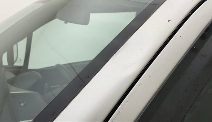 2014 Maruti Wagon R 1.0 LXI, Petrol, Manual, 78,125 km, Left A pillar - Slightly dented