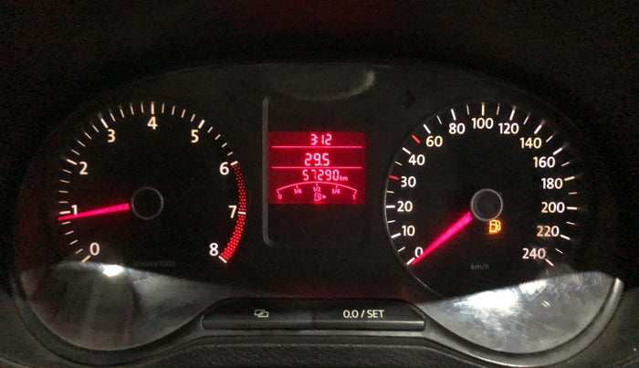 2010 Volkswagen Polo TRENDLINE 1.2L PETROL, Petrol, Manual, 57,289 km, Odometer Image