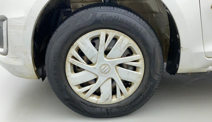 2014 Maruti Swift VXI, Petrol, Manual, 1,01,955 km, Left Front Wheel