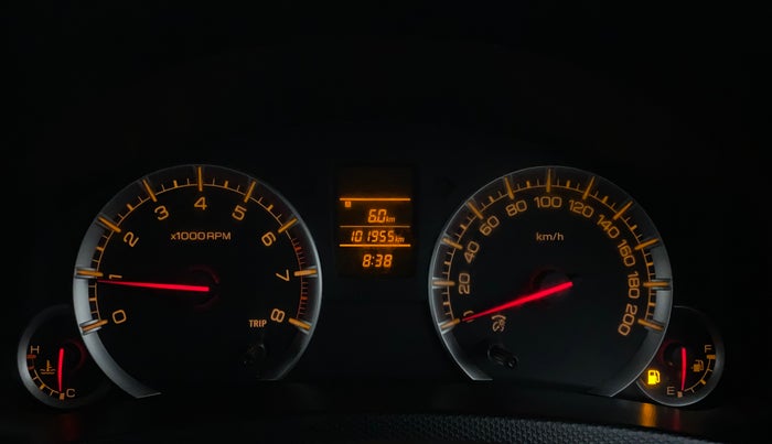 2014 Maruti Swift VXI, Petrol, Manual, 1,01,955 km, Odometer Image