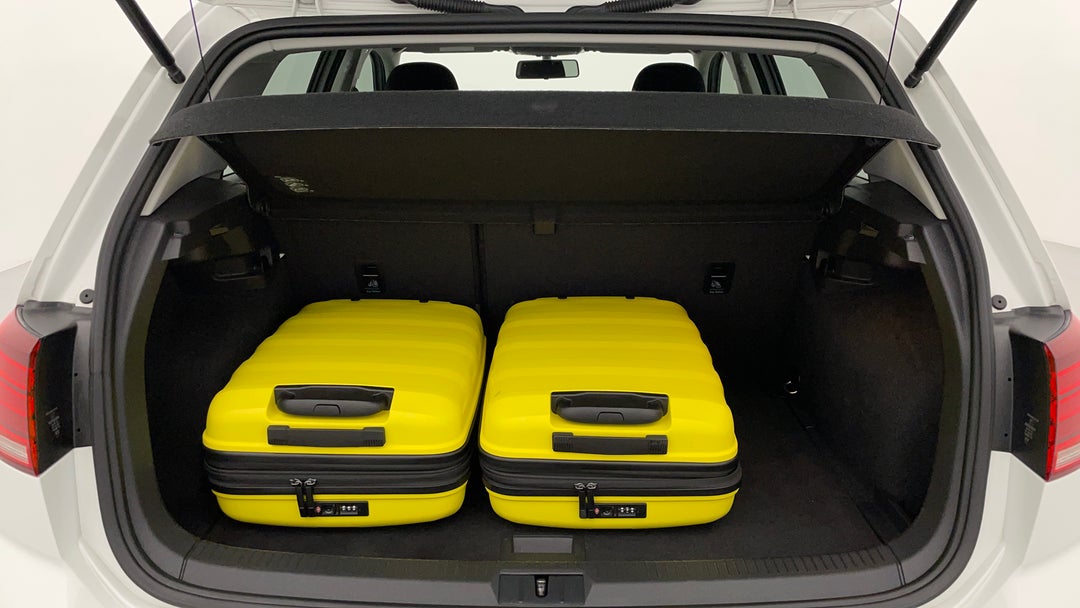 Boot Inside View with Luggage