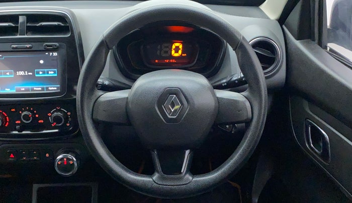 2018 Renault Kwid RXT 1.0 AMT (O), Petrol, Automatic, 42,193 km, Steering Wheel Close Up